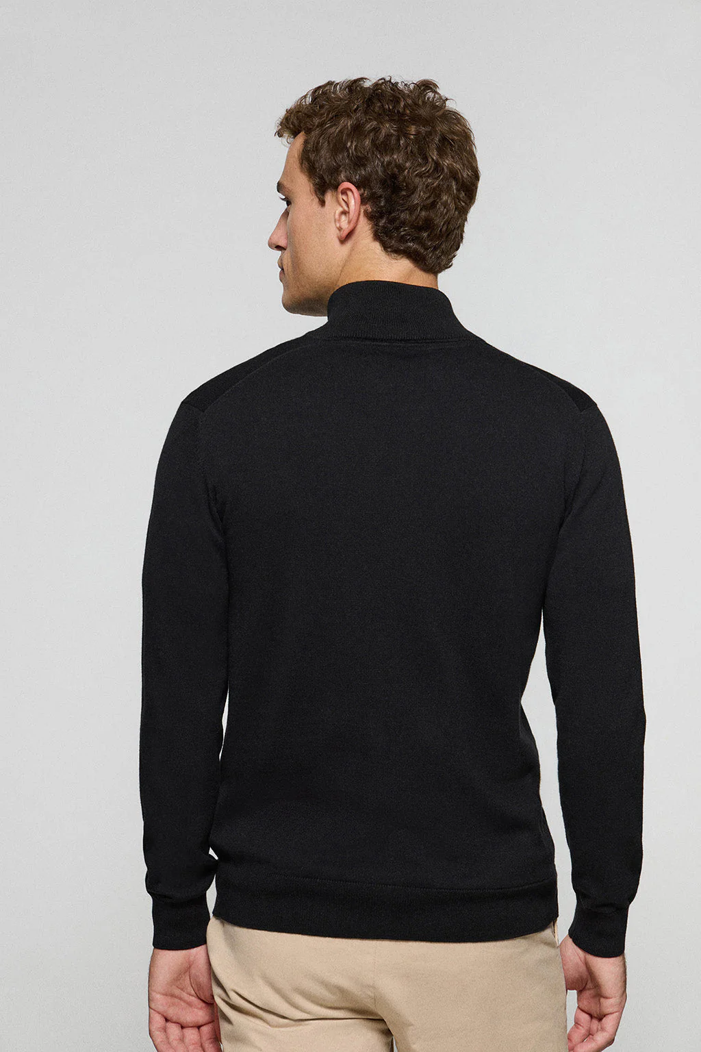Black knit cardigan with Rigby Go embroidery - Image 4