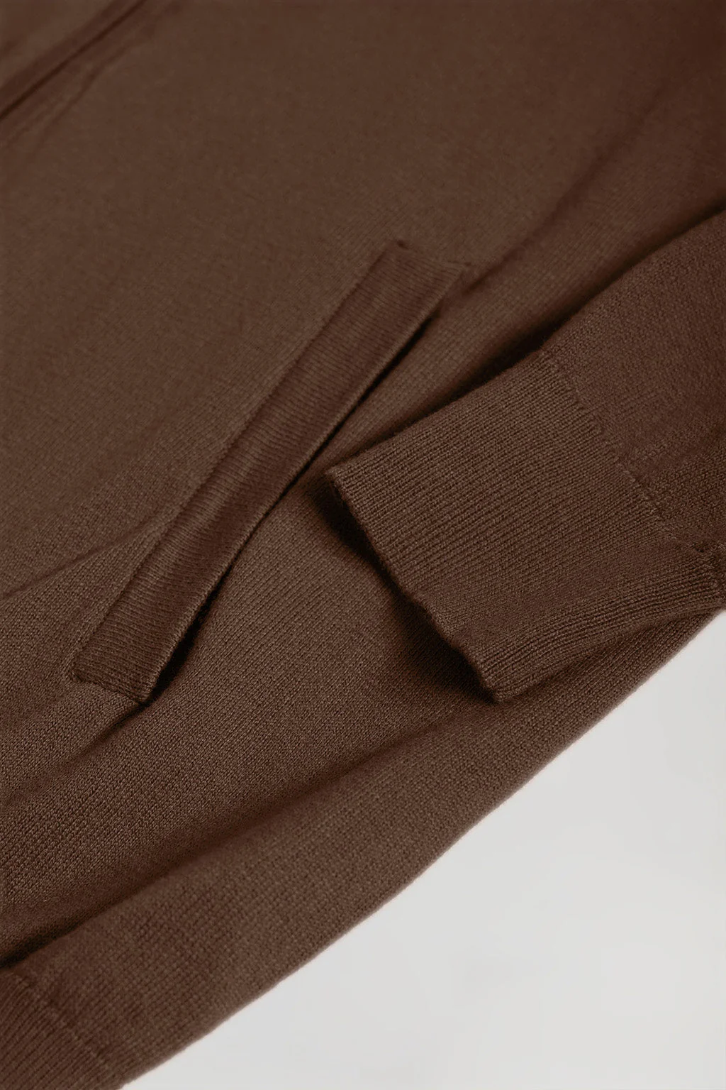 Brown cotton cardigan with zip and Rigby Go embroidery - Image 7