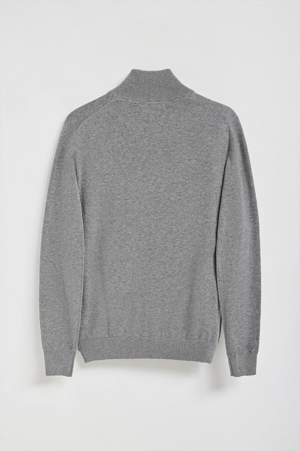 Grey-marl knit cardigan with Rigby Go embroidery - Image 7