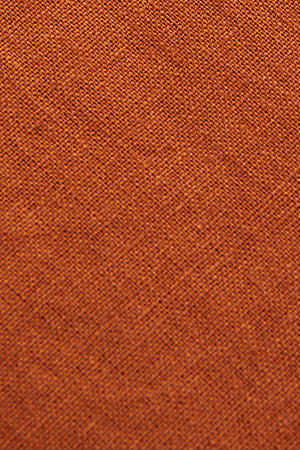 Caldera-red linen midi dress with embroidered detail - Image 12