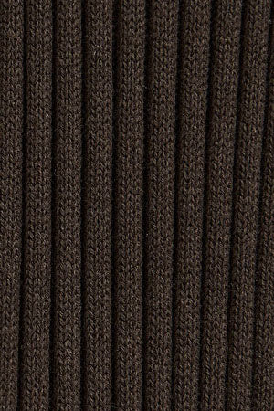 Dark-chocolate pleated sleeveless dress with Polo Club logo - Image 10
