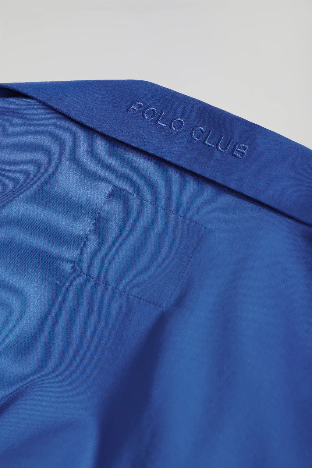 Royal-blue Capri long dress with collar detail - Image 12