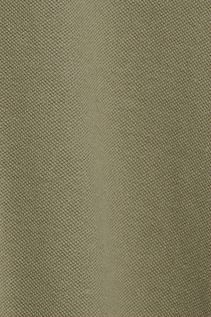 Green buttoned dress with PC embroidery - Image 9