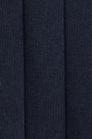 Navy-blue ribbed dress with tie waist Polo Club - Image 11