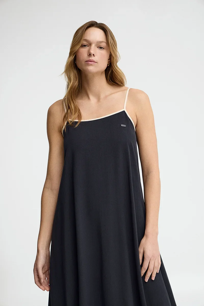 Navy-blue loose-fit strappy dress Polo Club - Image 2