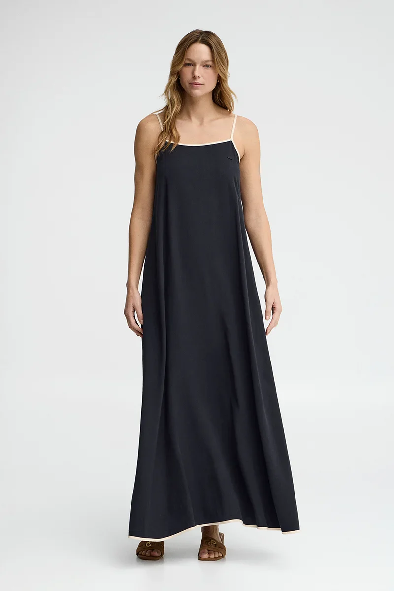 Navy-blue loose-fit strappy dress Polo Club - Image 4