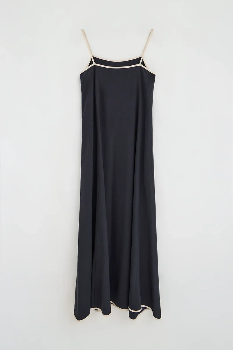 Navy-blue loose-fit strappy dress Polo Club - Image 8