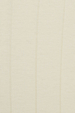 Nude ribbed strappy dress with pearly button - Image 9