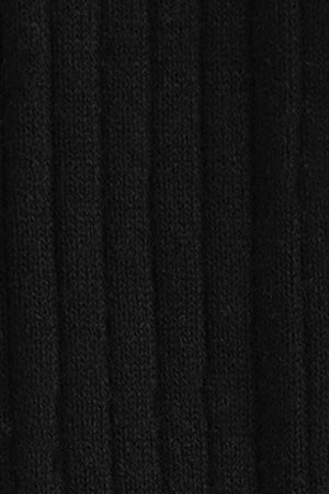 Black knit midi dress with Polo Club logo - Image 9