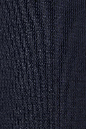 Navy-blue long-sleeve wrap dress with V-neck and Polo Club logo - Image 11