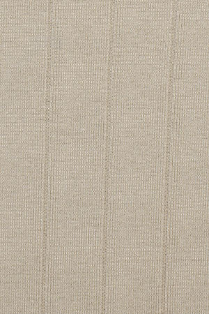 Beige ribbed long dress with embroidered monogram - Image 9