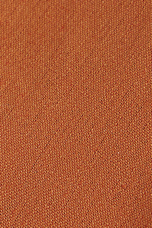 Caldera-red linen midi dress with Rigby Go embroidered detail - Image 14