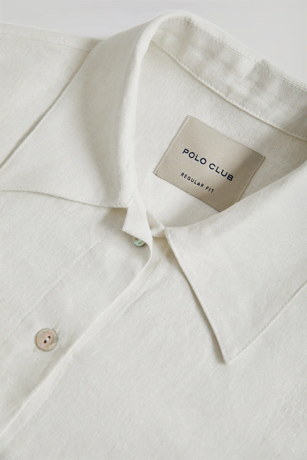 White linen midi dress with Rigby Go embroidered detail - Image 8