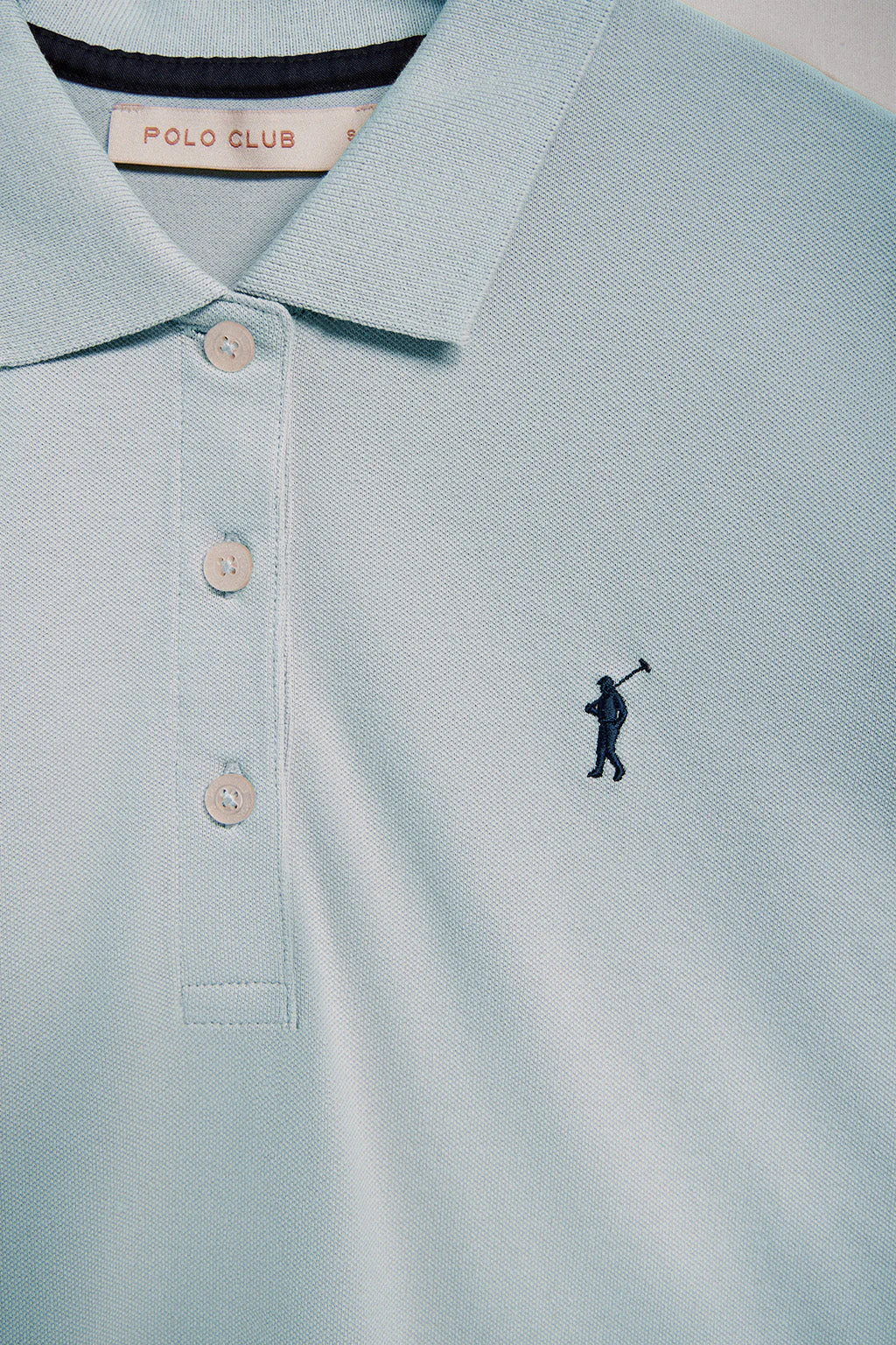 Baby-blue short-sleeve popover dress with Rigby Go embroidery - Image 7