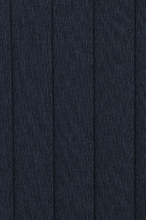 Navy-blue ribbed short dress with Rigby Go logo - Image 9