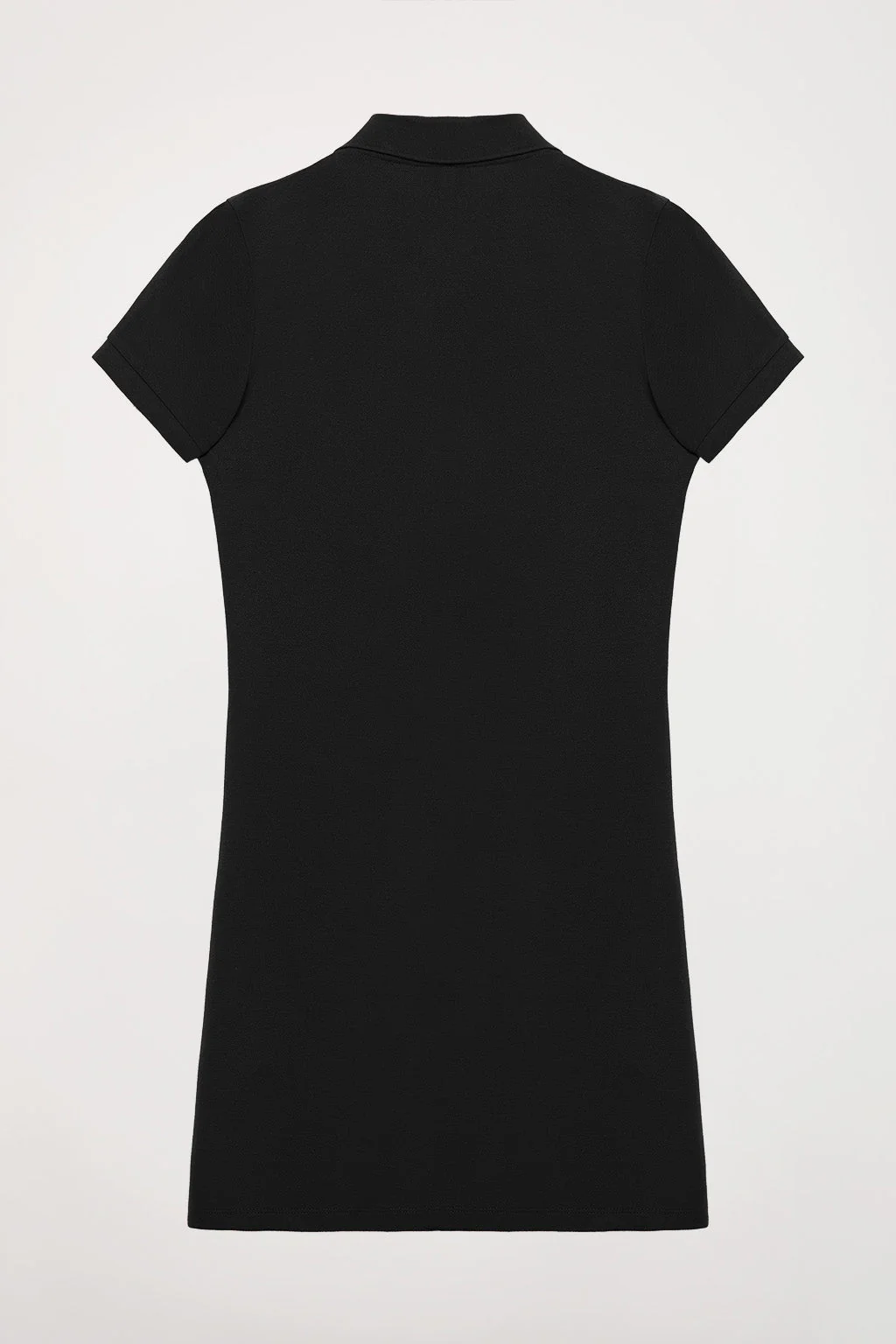 Black short-sleeve popover dress with Rigby Go embroidery - Image 9