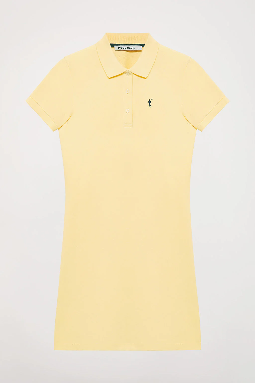 Yellow short-sleeve popover dress with Rigby Go embroidery - Image 6