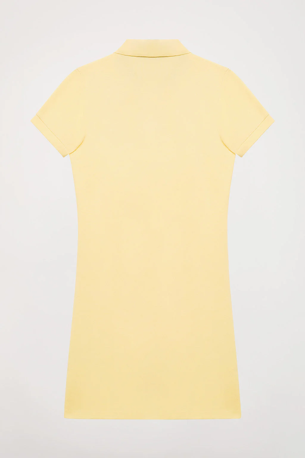 Yellow short-sleeve popover dress with Rigby Go embroidery - Image 9