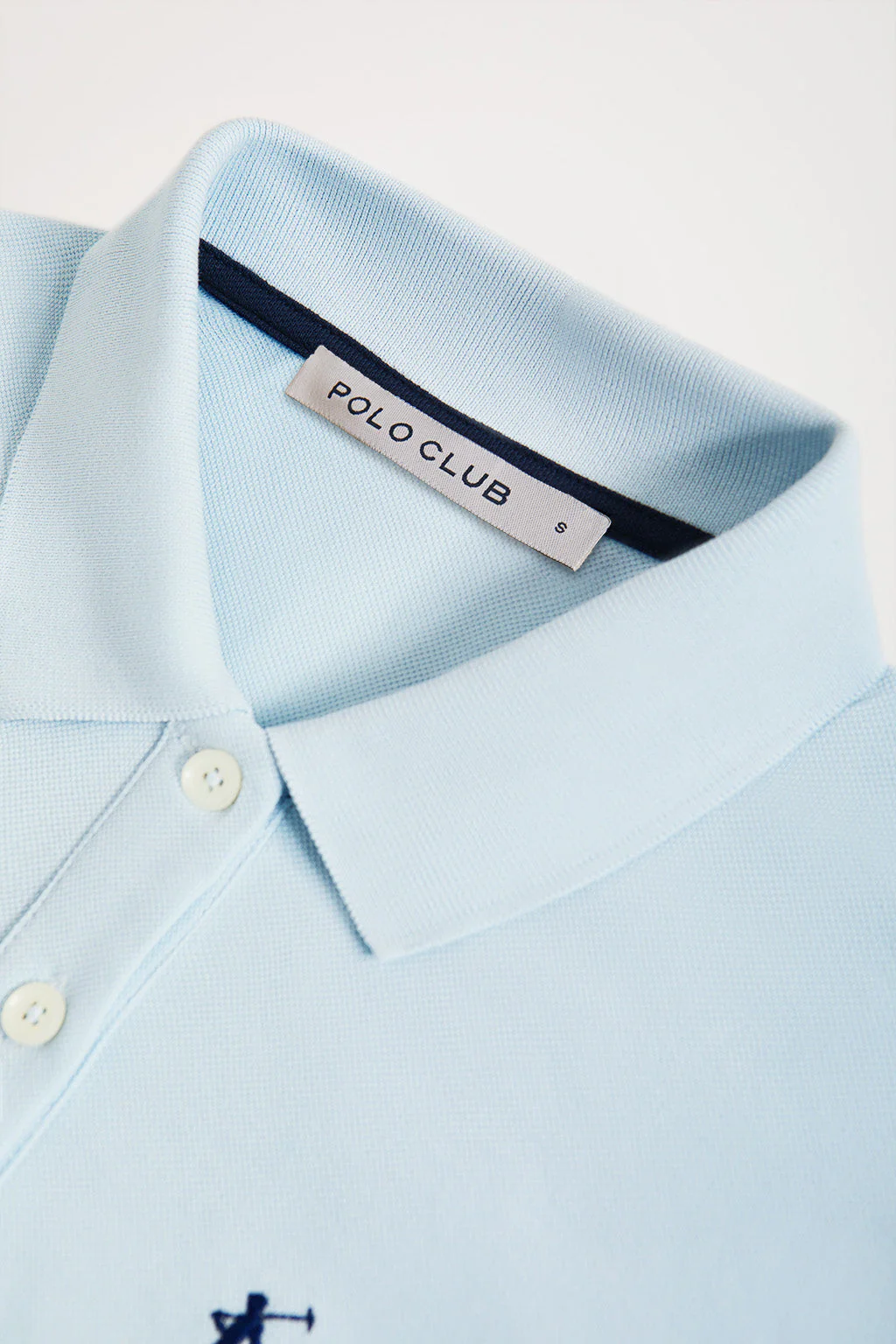 Sky-blue short-sleeve popover dress with Rigby Go embroidery - Image 7