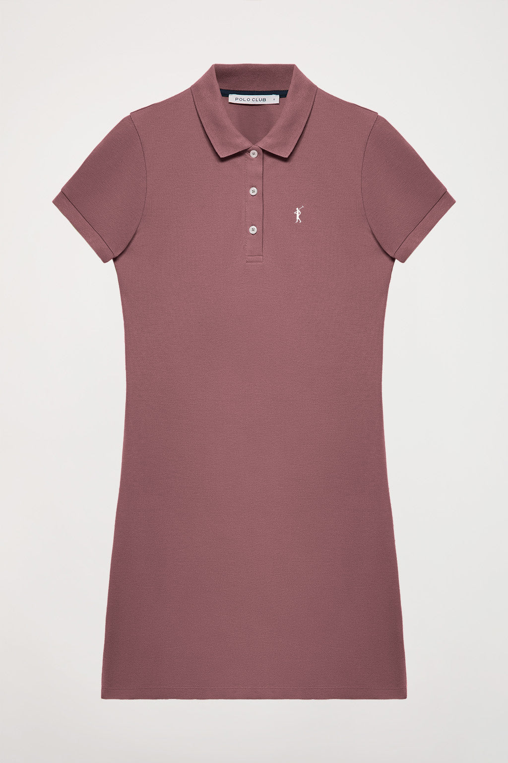 Taupe short-sleeve popover dress with Rigby Go embroidery - Image 10