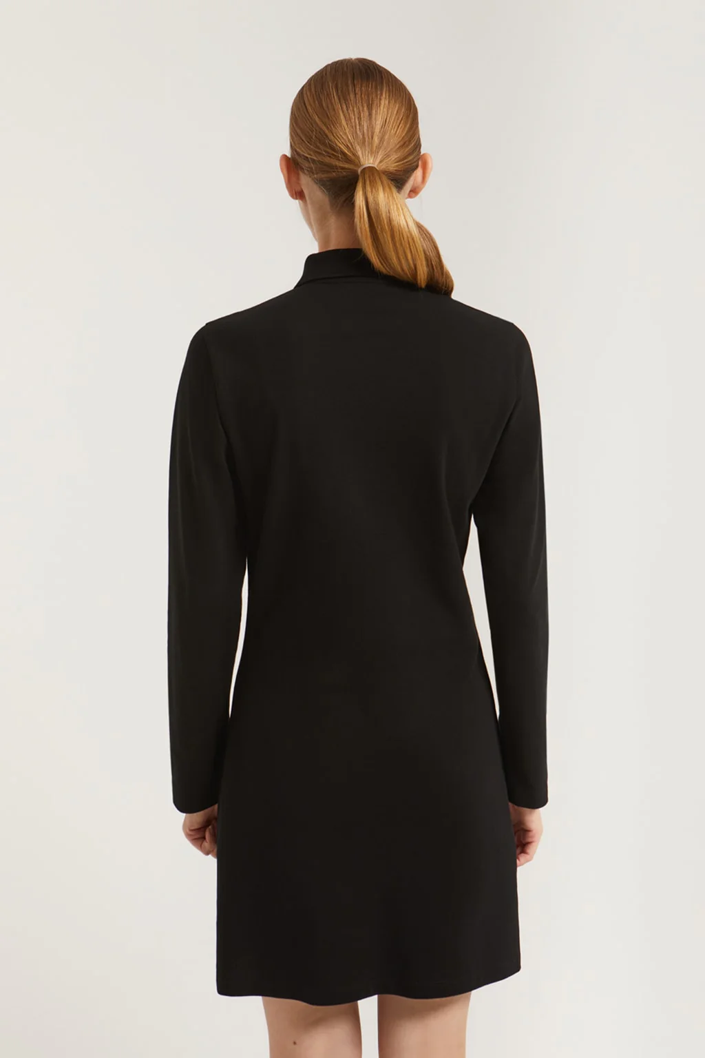 Black pique popover dress with Rigby Go embroidery - Image 5