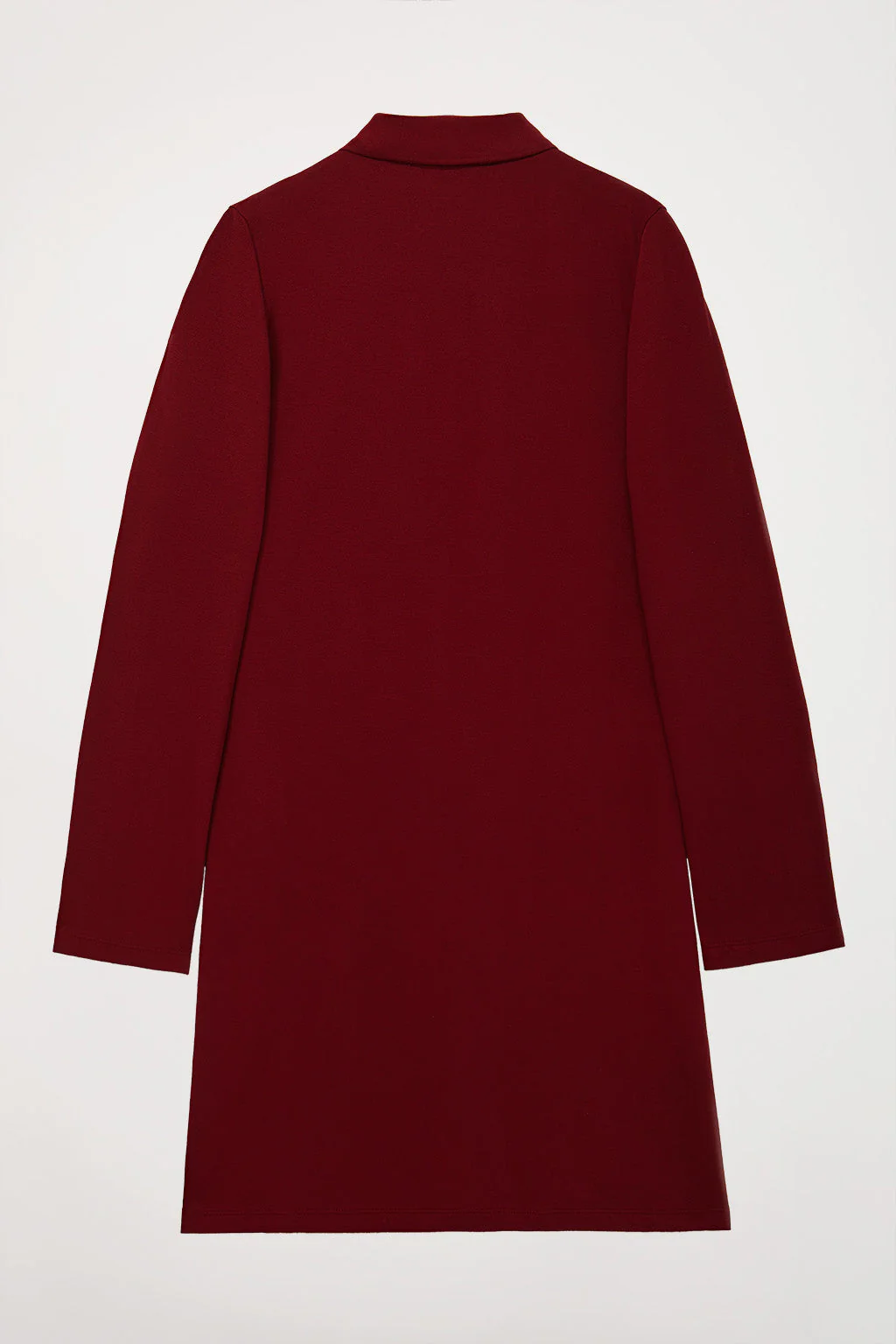 Maroon pique popover dress with Rigby Go embroidery - Image 9