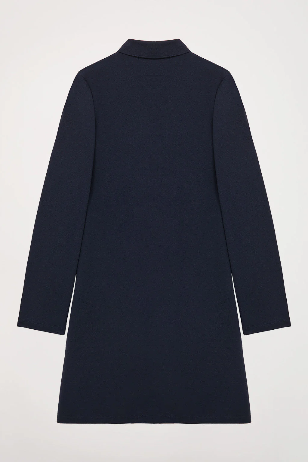 Navy-blue pique popover dress with Rigby Go embroidery - Image 10