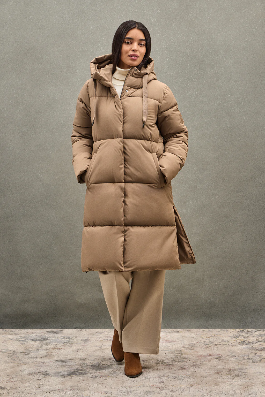 Camel jacket Anne with Polo Club logo - Image 3
