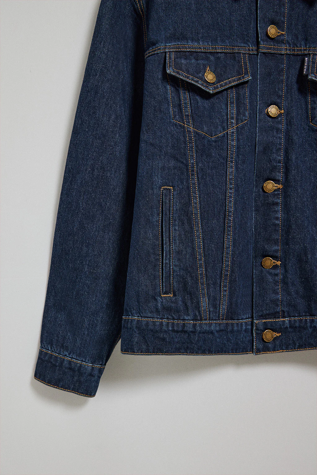 Denim jacket Boston with embroidered logo - Image 11