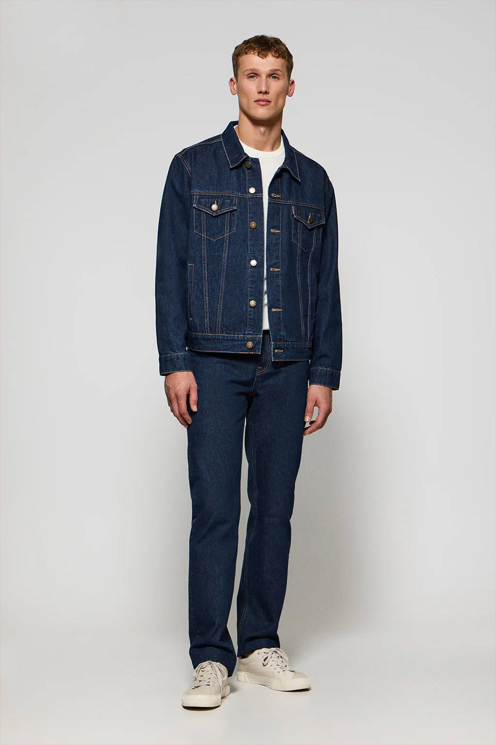 Denim jacket Boston with embroidered logo - Image 6