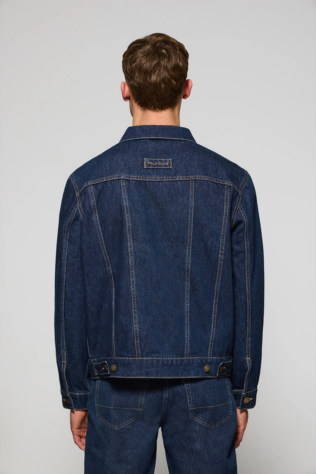 Denim jacket Boston with embroidered logo - Image 7