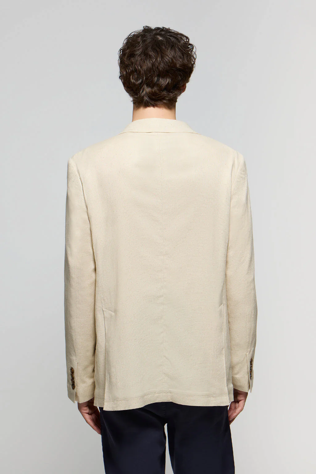 Sandy buttoned linen blazer with Polo Club details - Image 6
