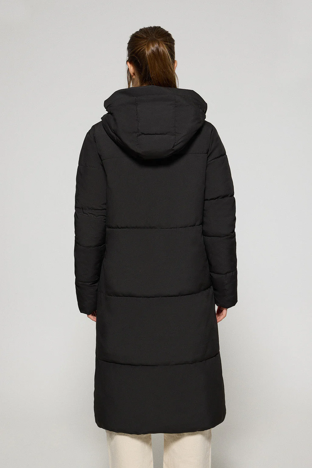 Black short coat Buenos Aires with fixed hood and Polo Club details - Image 7