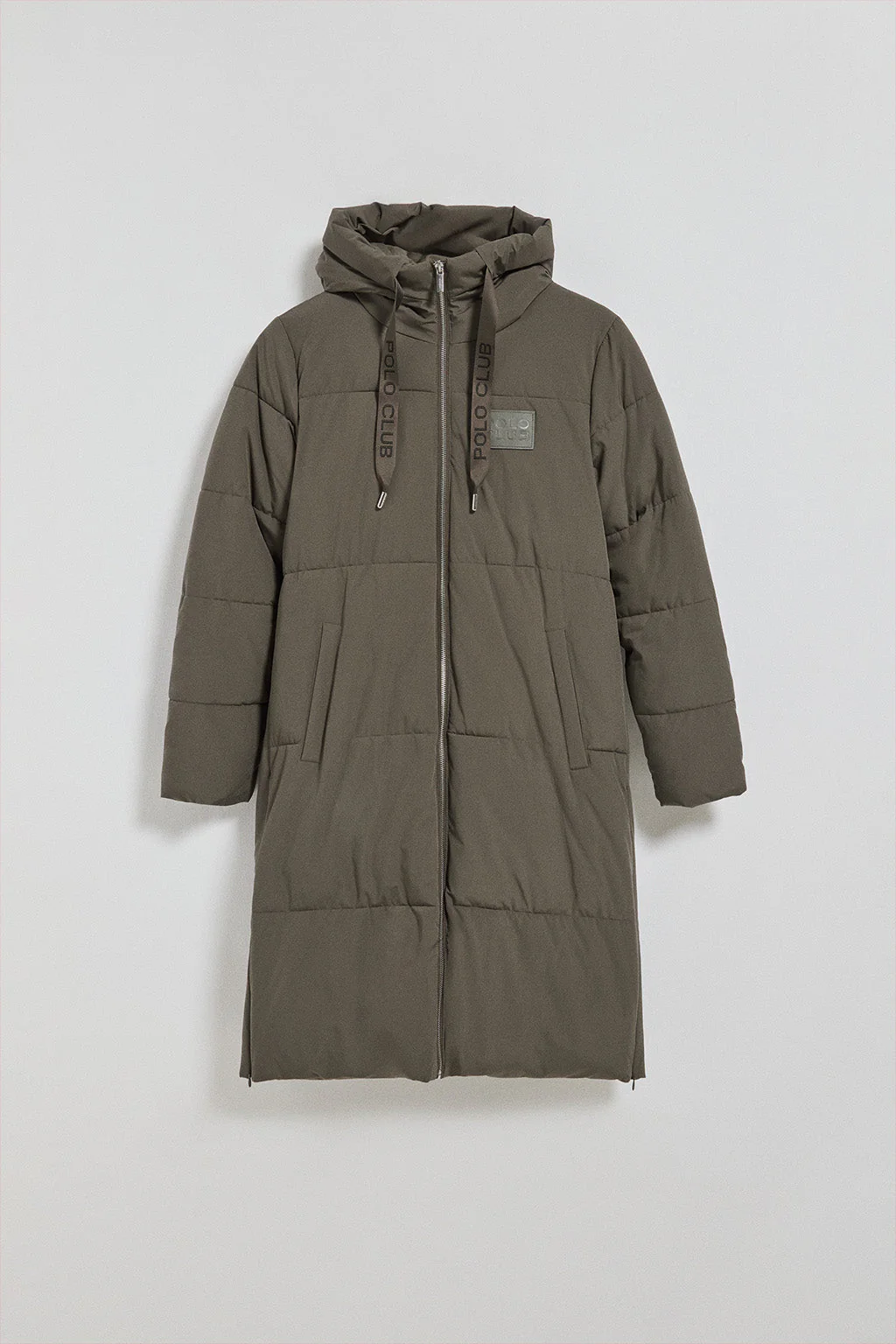 Green short coat Buenos Aires with fixed hood and Polo Club details - Image 9