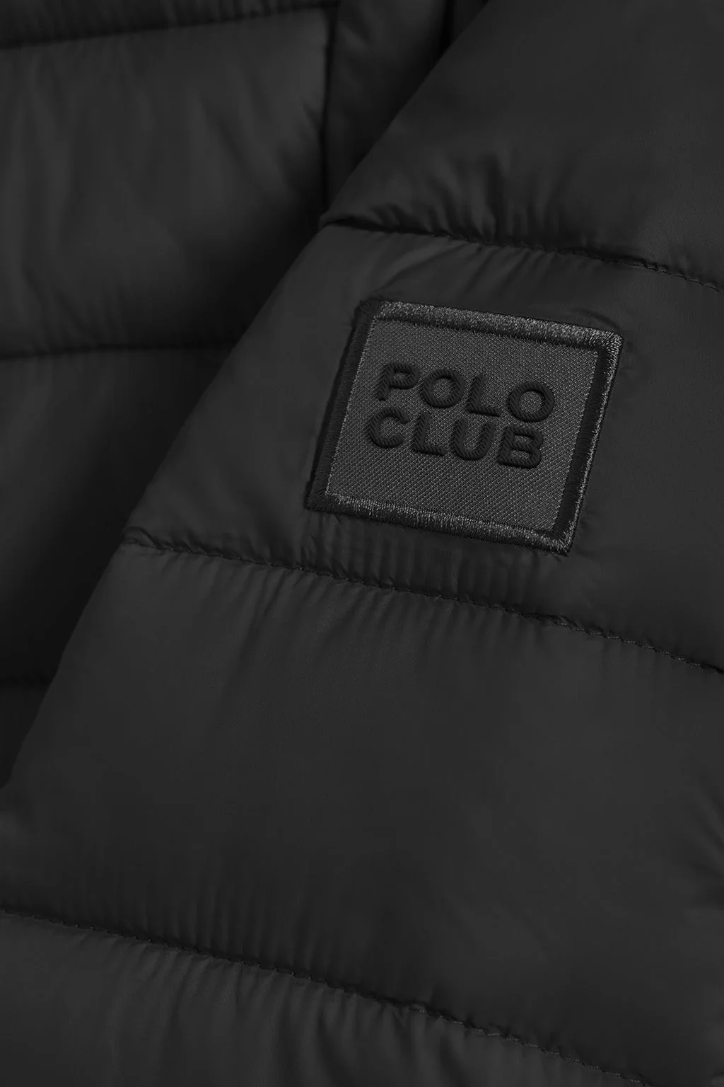 Black ultralight Cabo jacket with logo - Image 9