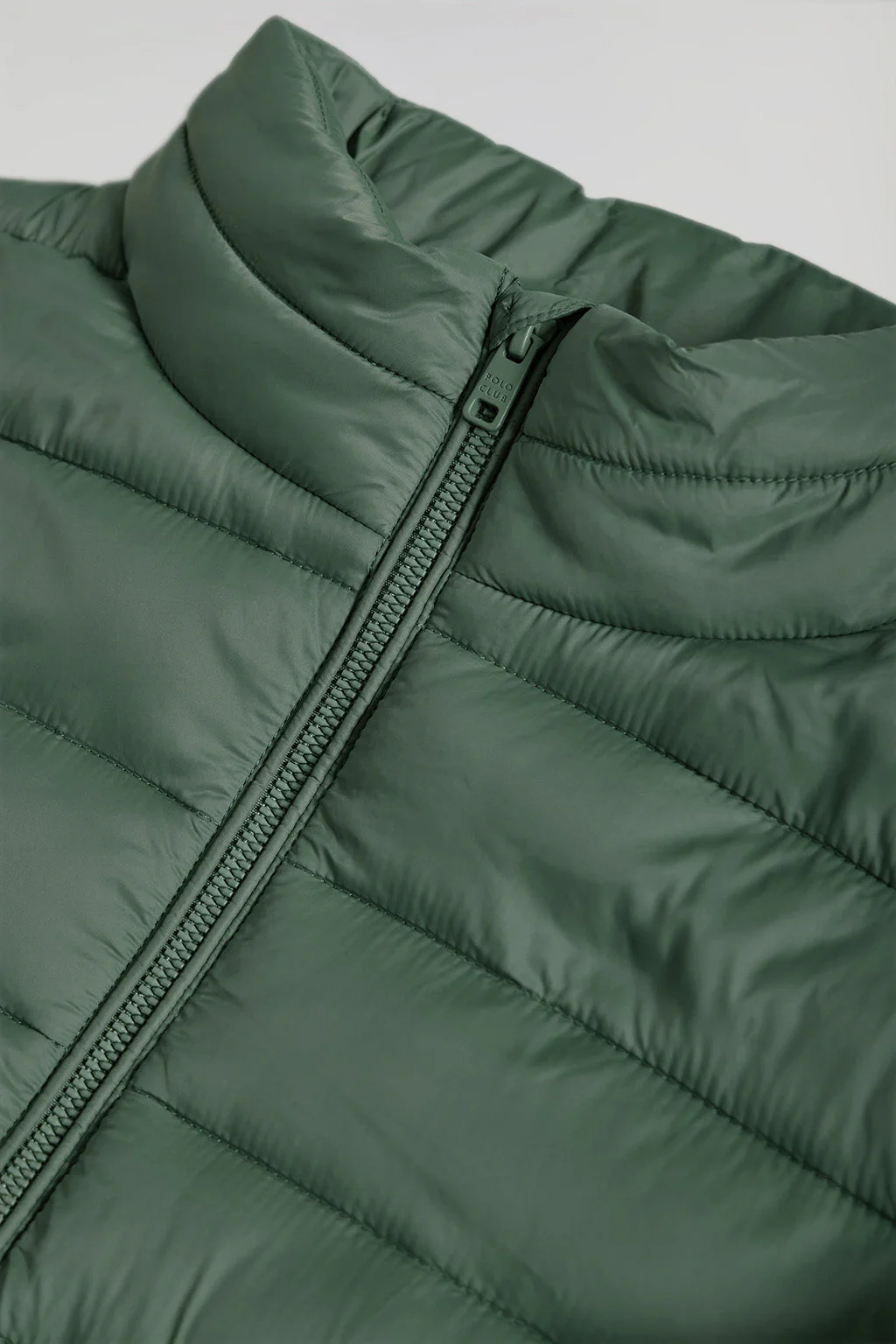 Green ultralight Cabo jacket with logo - Image 6