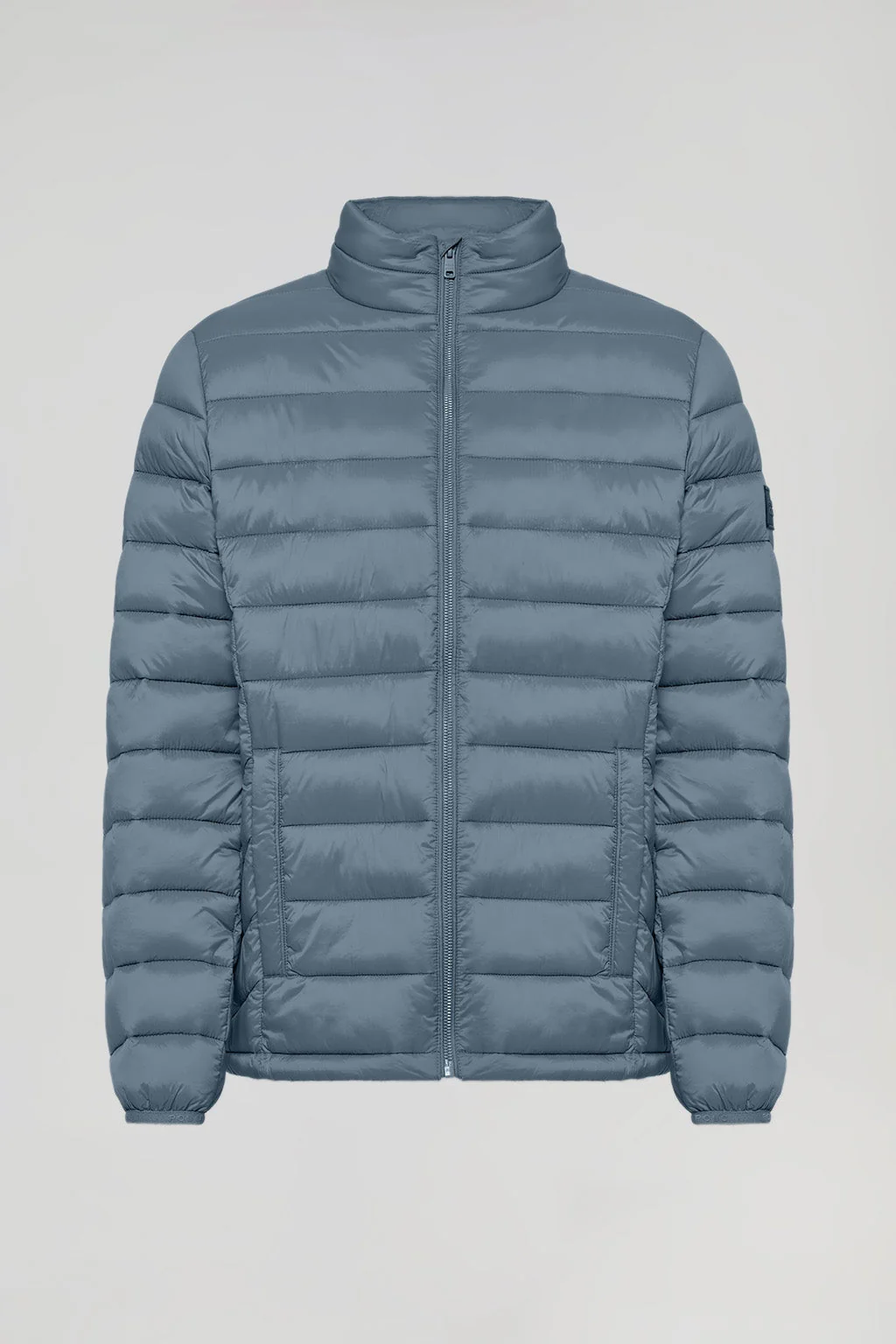 Denim-blue ultralight Cabo jacket with logo - Image 5