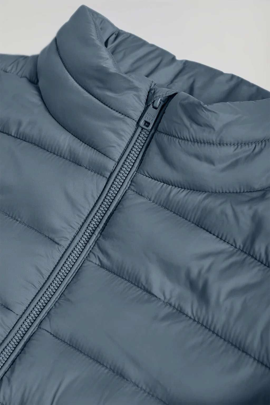 Denim-blue ultralight Cabo jacket with logo - Image 6