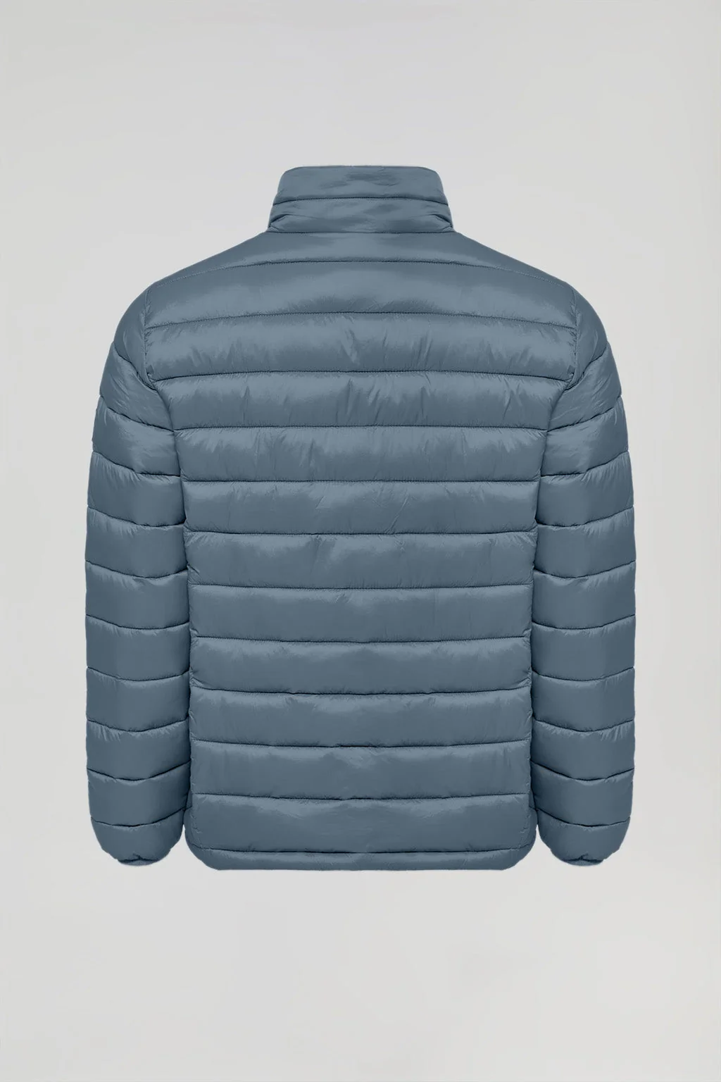Denim-blue ultralight Cabo jacket with logo - Image 9