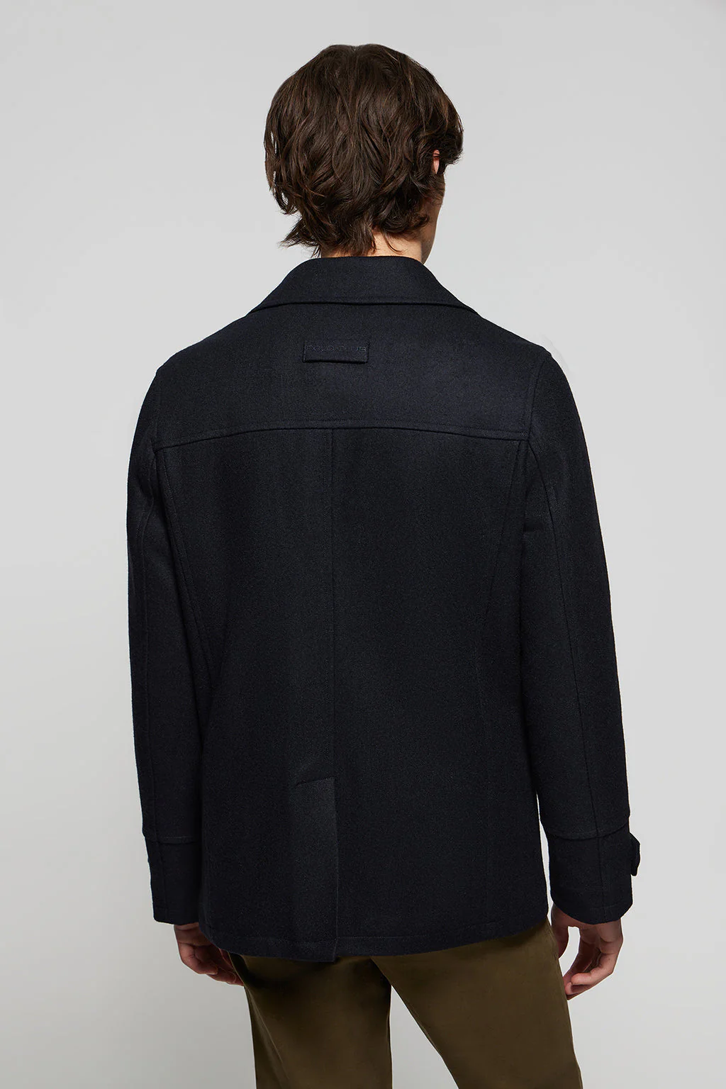 Navy-blue Calum peacoat with Polo Club details - Image 6