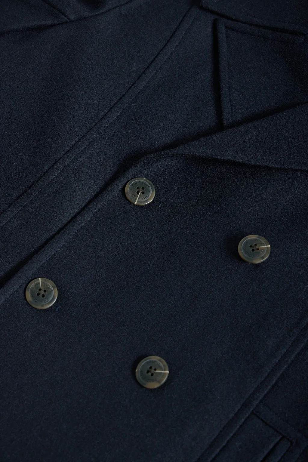 Navy-blue Calum peacoat with Polo Club details - Image 8