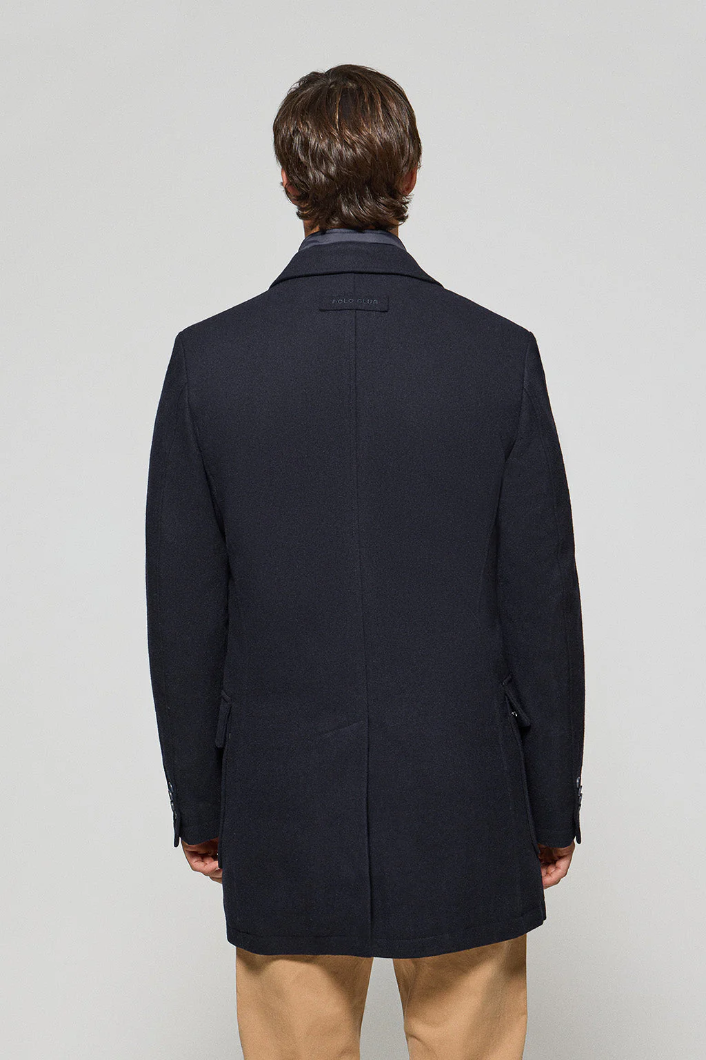 Navy-blue coat Cambridge with Polo Club details - Image 8