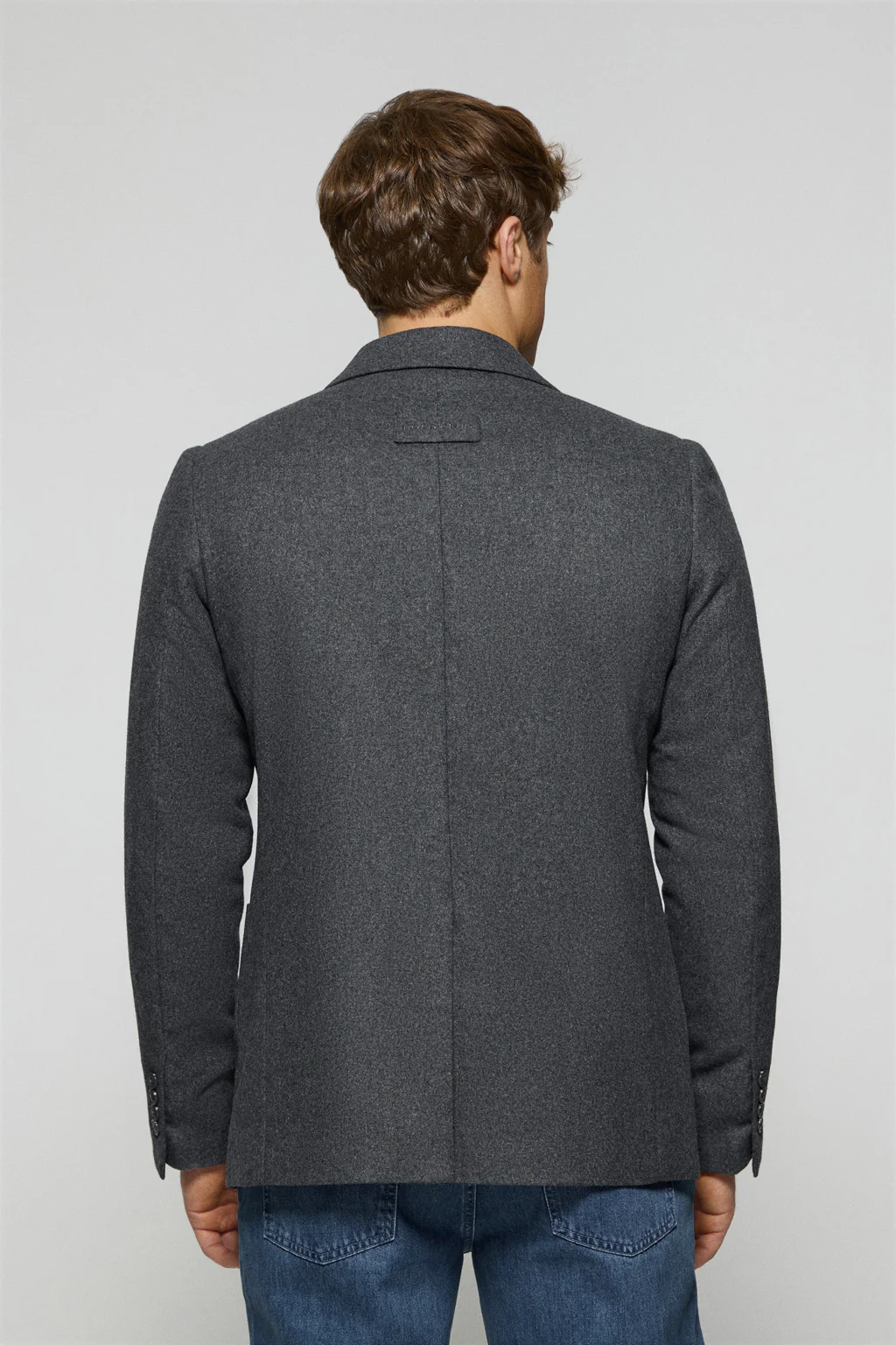 Grey blazer Cameron with Polo Club details - Image 6