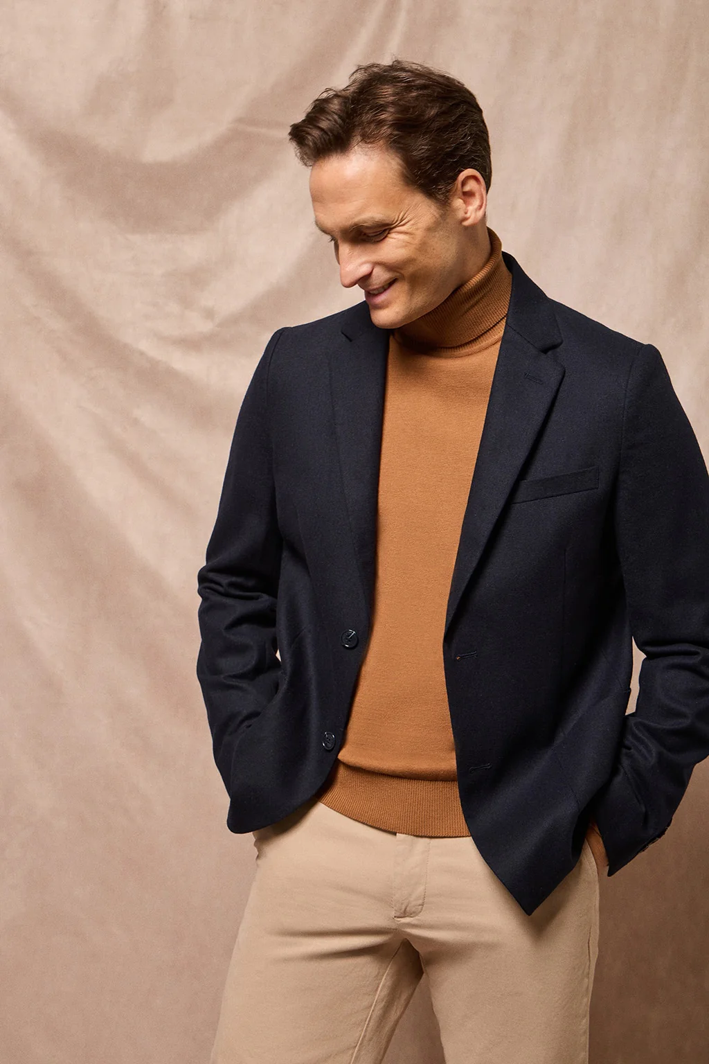 Navy-blue blazer Cameron with Polo Club details - Image 3