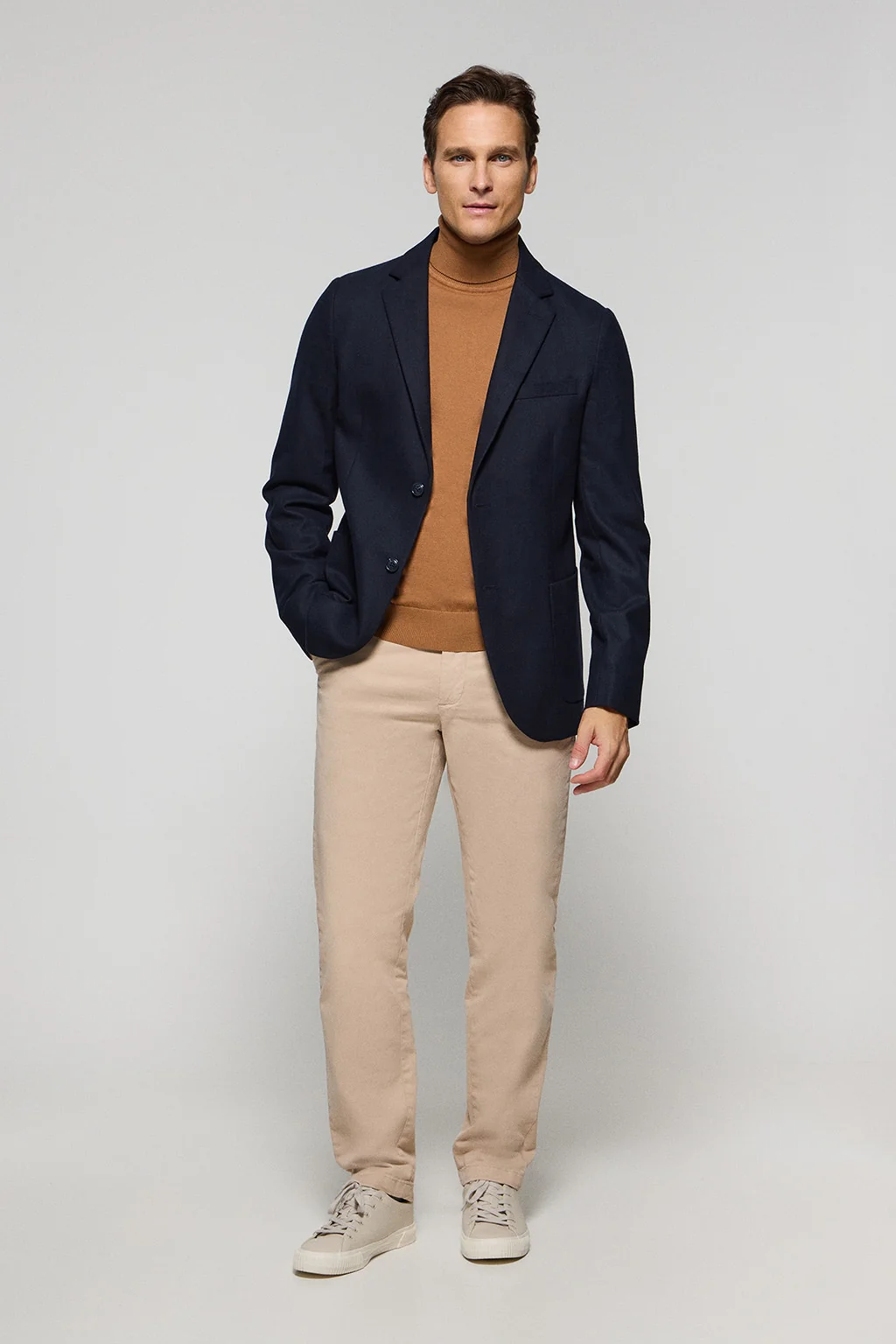 Navy-blue blazer Cameron with Polo Club details - Image 4