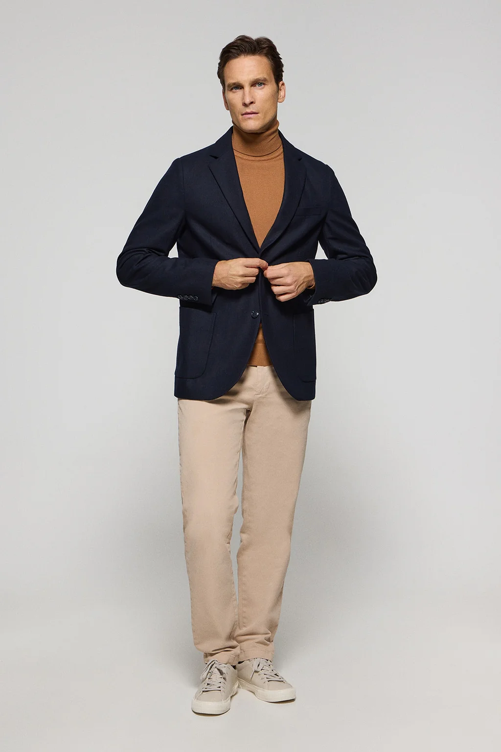 Navy-blue blazer Cameron with Polo Club details - Image 5