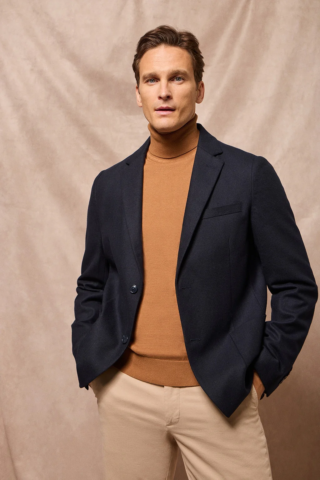 Navy-blue blazer Cameron with Polo Club details - Image 7