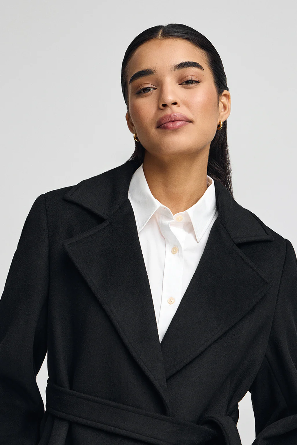 Black coat Camila with Polo Club logo - Image 2