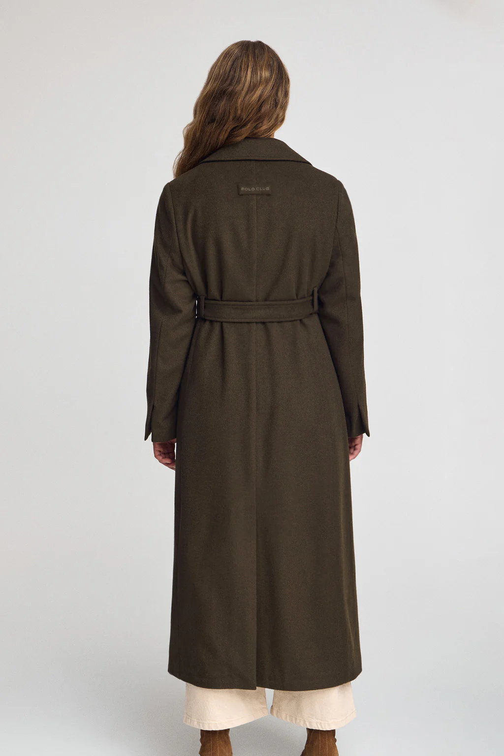 Dark-brown coat Camila with Polo Club logo - Image 5