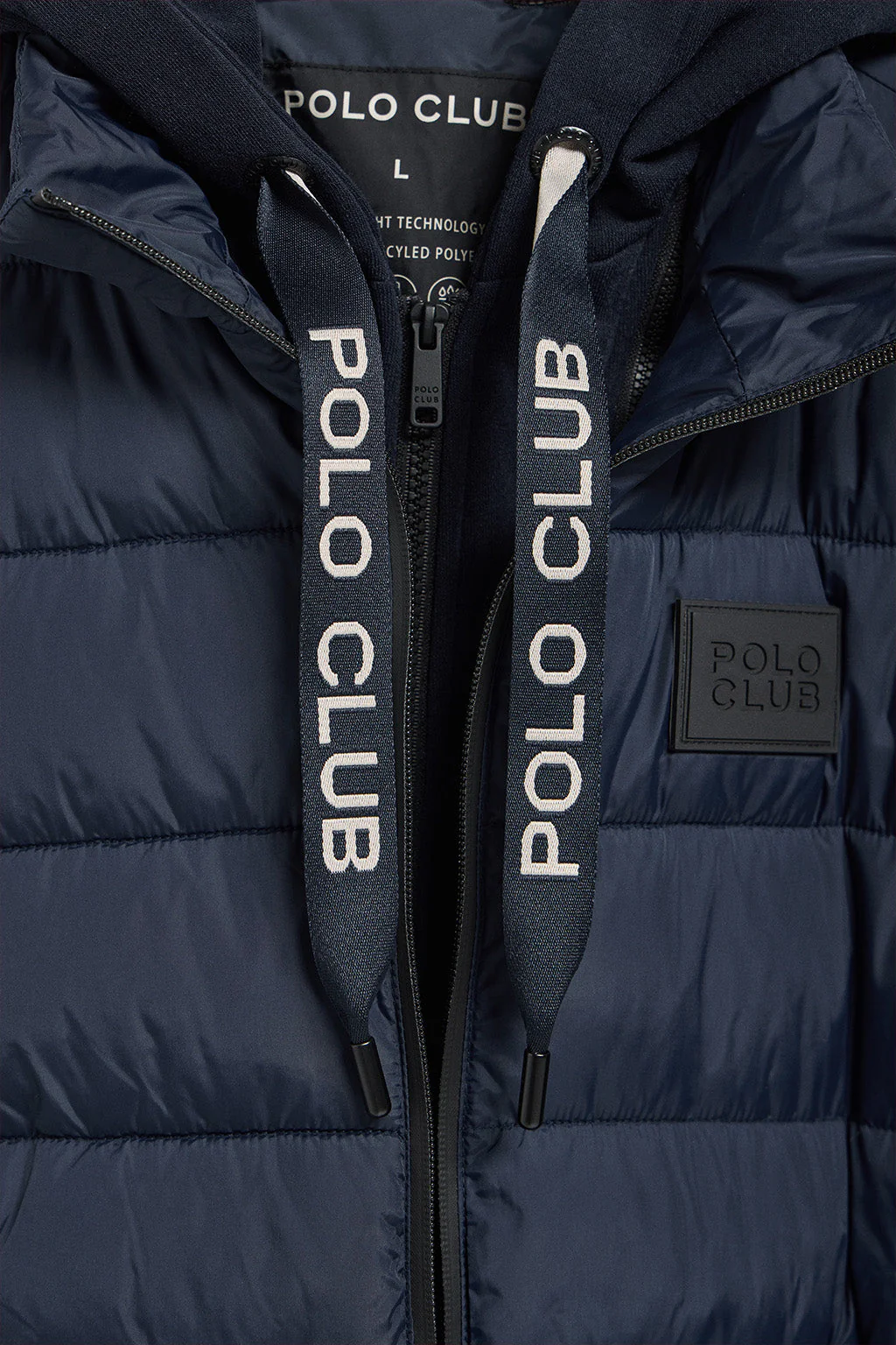 Navy-blue puffer jacket Canyon with Polo Club details - Image 10